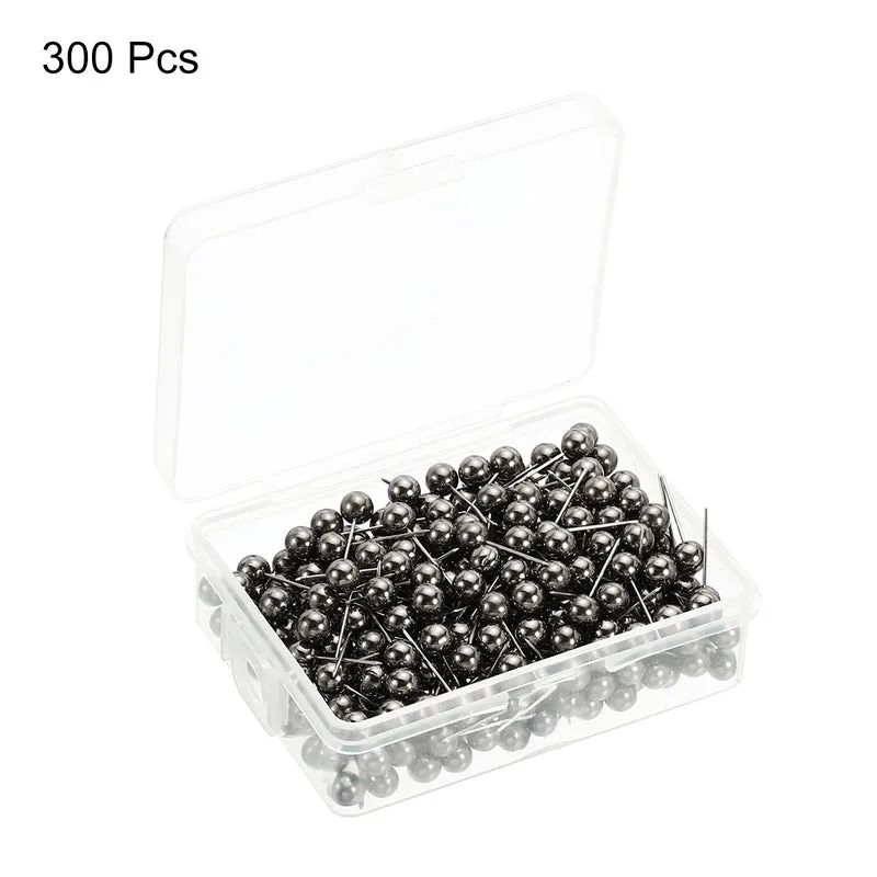 Push Pins, Round Head Map Tacks Thumb Steel Point for World Map Cork Board