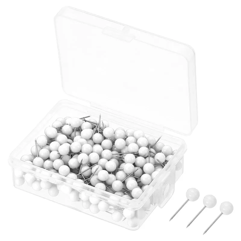 Push Pins, Round Head Map Tacks Thumb Steel Point for World Map Cork Board