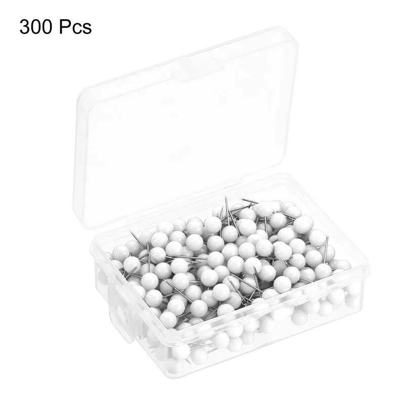 Push Pins, Round Head Map Tacks Thumb Steel Point for World Map Cork Board