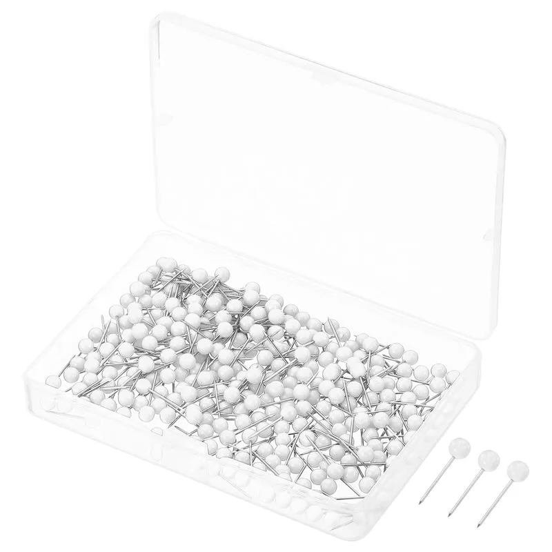 Push Pins, Round Head Map Tacks Thumb Steel Point for World Maps Cork Boards