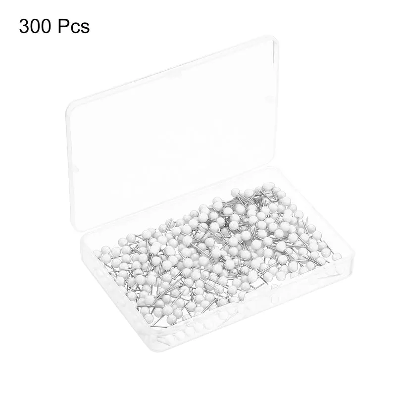 Push Pins, Round Head Map Tacks Thumb Steel Point for World Maps Cork Boards