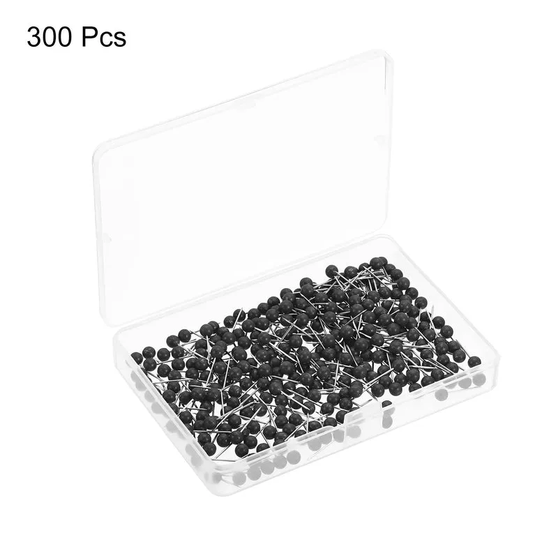 Push Pins, Round Head Map Tacks Thumb Steel Point for World Maps Cork Boards