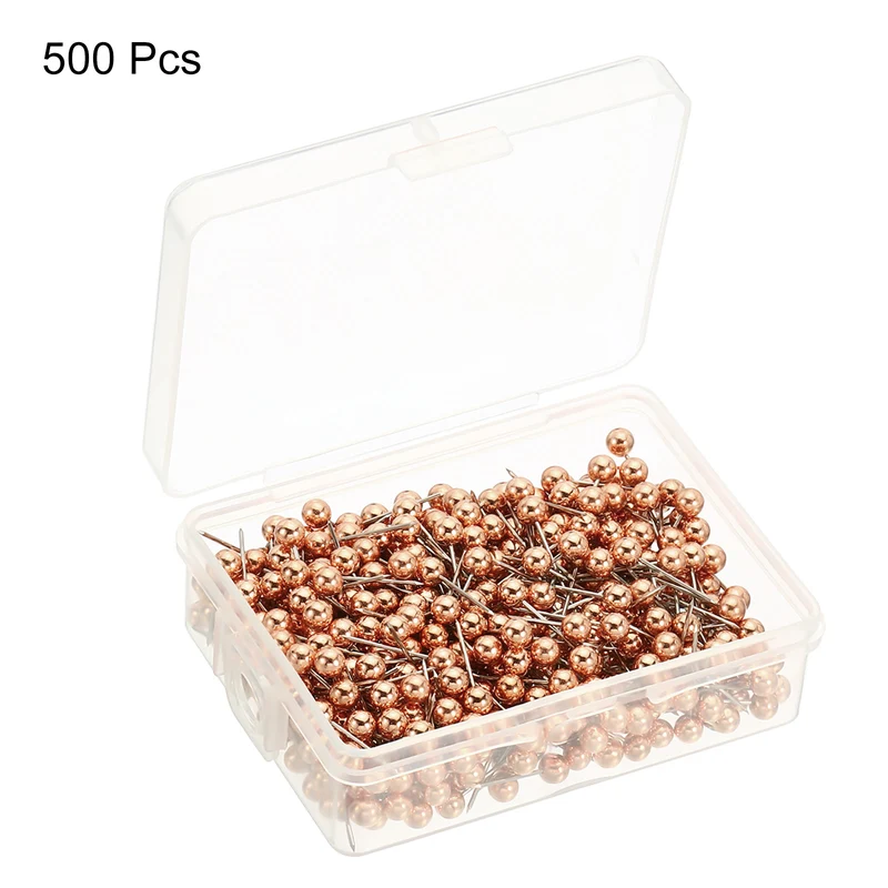 Push Pins, Round Head Map Tacks Thumb Steel Point for World Maps Cork Boards