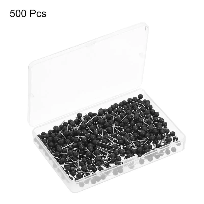 Push Pins, Round Head Map Tacks Thumb Steel Point for World Maps Cork Boards