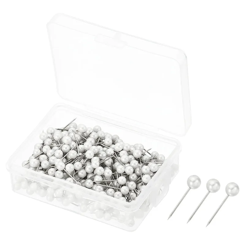 Push Pins, Round Head Map Tacks Thumb Steel Point for World Maps Cork Boards