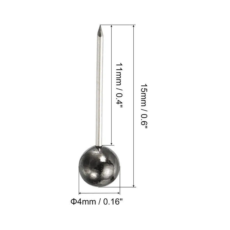 Push Pins, Round Head Map Tacks Thumb Steel Point for World Maps Cork Boards