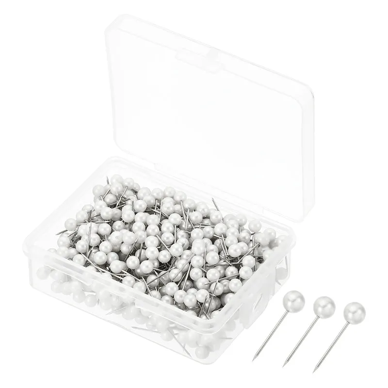 Push Pins, Round Head Map Tacks Thumb Steel Point for World Maps Cork Boards