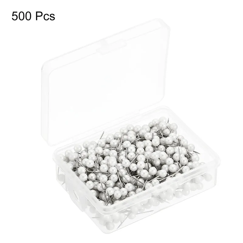 Push Pins, Round Head Map Tacks Thumb Steel Point for World Maps Cork Boards