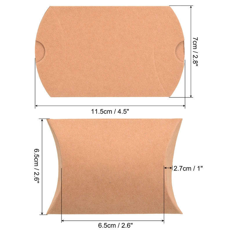 Pillow Boxes Wedding Gift Box Paper Box for Gift Wrap Wedding Party