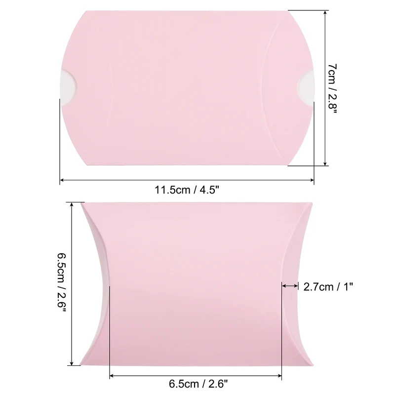 Pillow Boxes Wedding Gift Box Paper Box for Gift Wrap Wedding Party