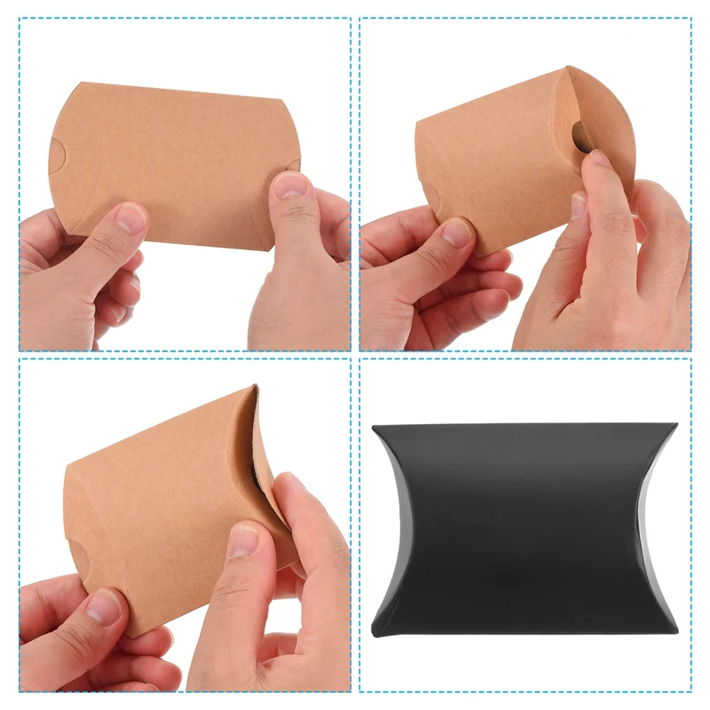 Pillow Boxes Wedding Gift Box Paper Box for Gift Wrap Wedding Party