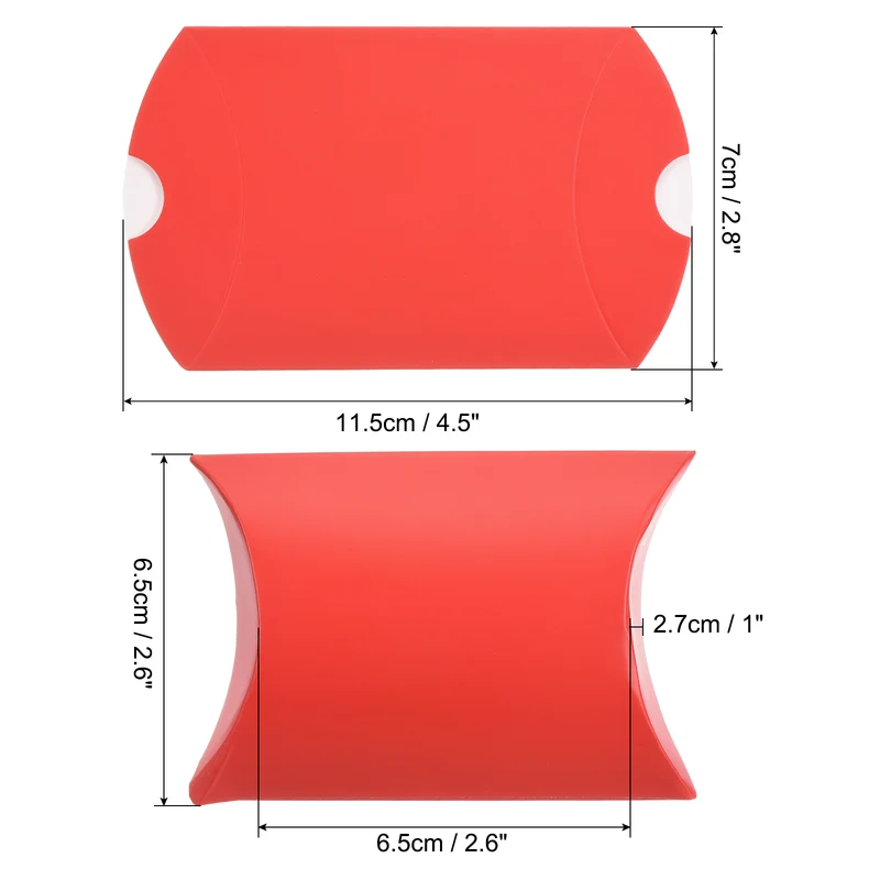 Pillow Boxes Wedding Gift Box Paper Box for Gift Wrap Wedding Party