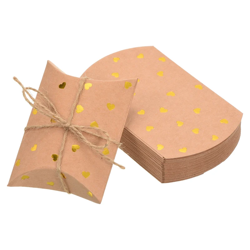 Wedding Gift Boxes Paper Box Heart with Ropes for Gift Wrap Wedding Parties