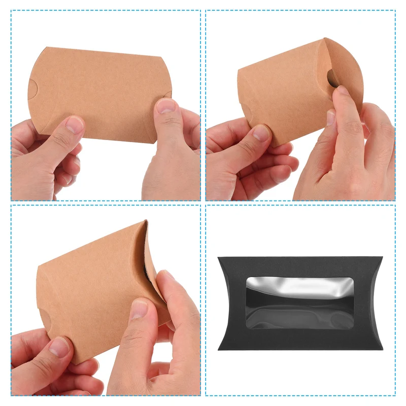 Pillow Boxes Wedding Gift Boxes Paper Box for Gift Wrap Wedding Party