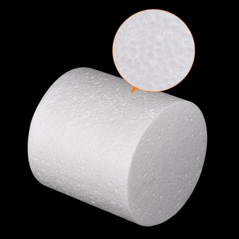 Round Foam Cake Dummy 4 Inch x 4 Inch Circle Dummy Cake Set for Wedding 2 Pack
