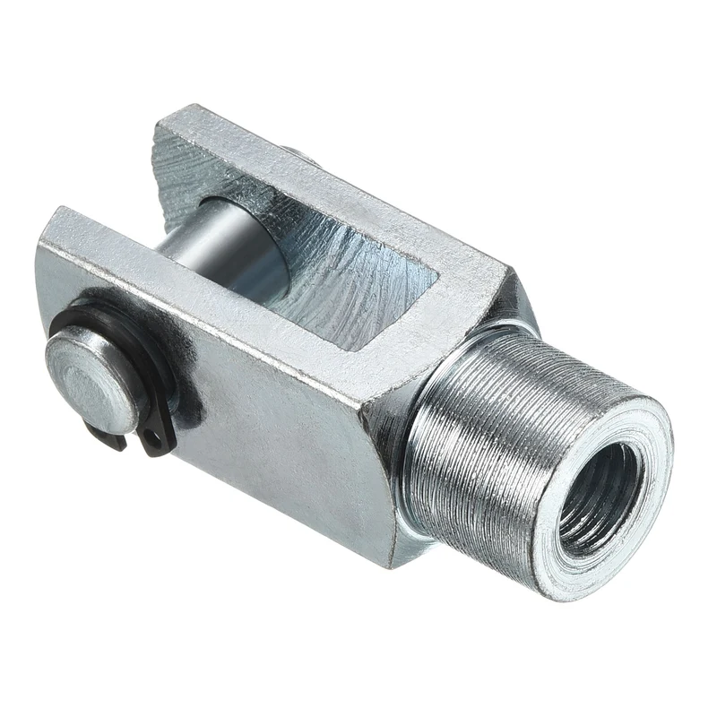 Air Cylinder Rod Clevis End, Female Thread Y Connector for Air Cylinder Foot Mounting Work