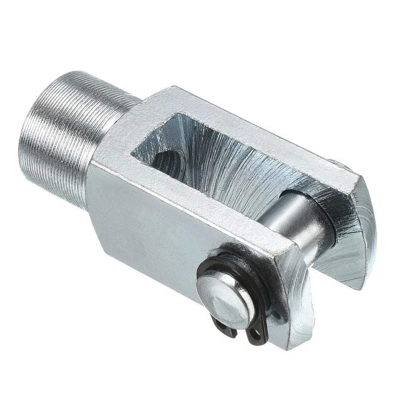 Air Cylinder Rod Clevis End, Female Thread Y Connector for Air Cylinder Foot Mounting Work