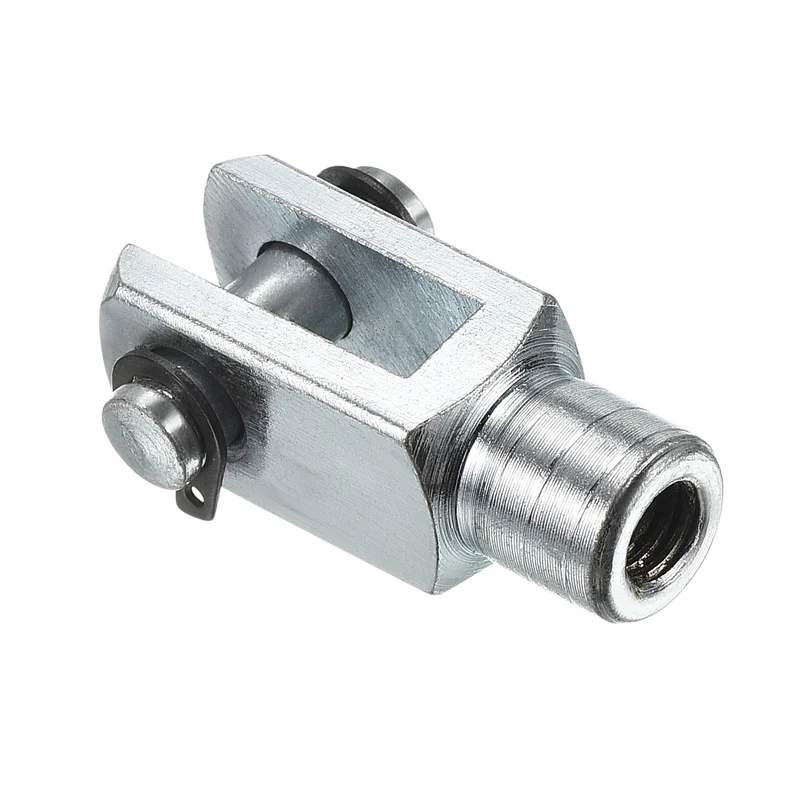 Air Cylinder Rod Clevis End, Female Thread Y Connector for Air Cylinder Foot Mounting Work