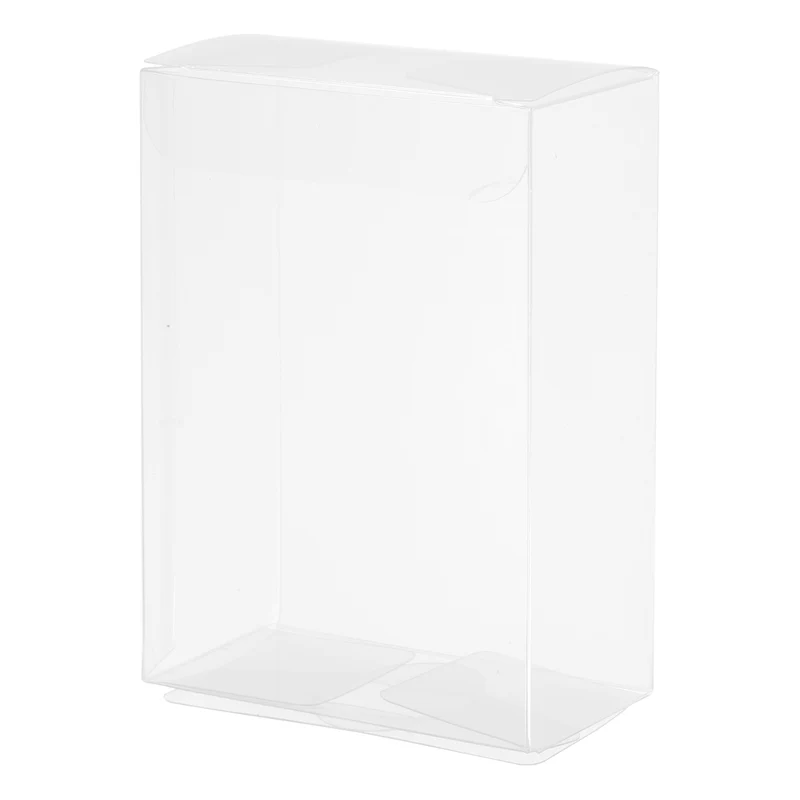 Plastic Retail Boxes 70x40x100mm with Protective Film Clear for Candy 10Pcs