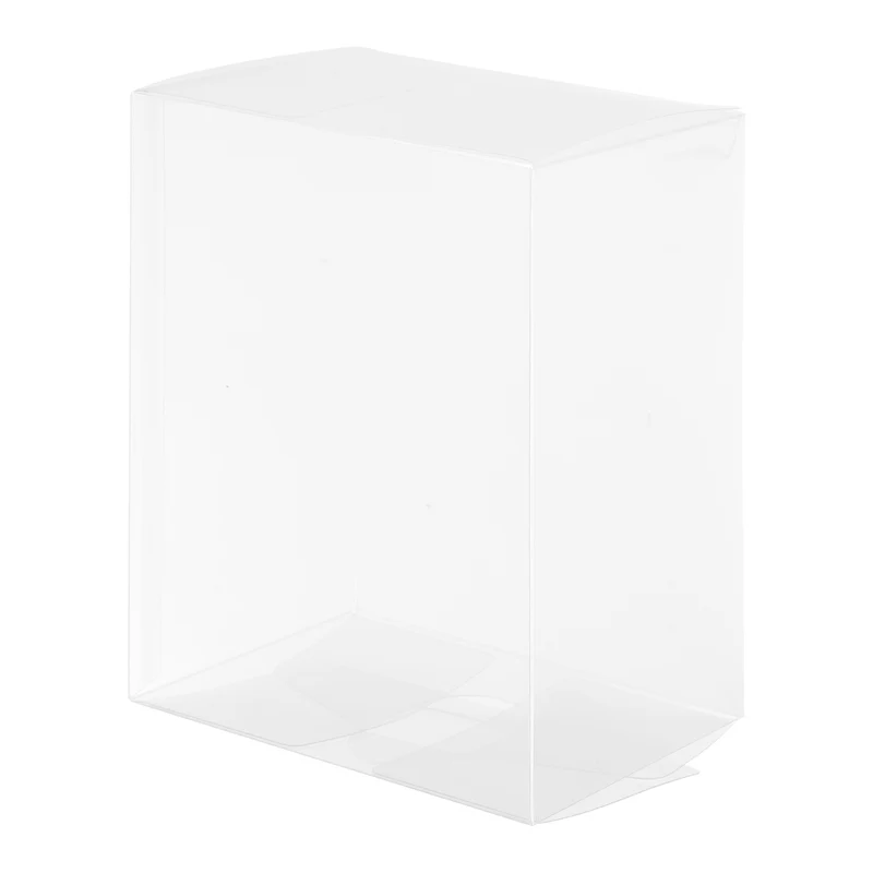 Plastic Retail Boxes 98x73x133mm with Protective Film Clear for Candy 10Pcs
