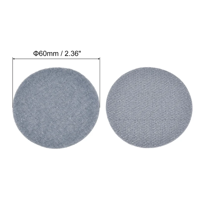 Uxcell Hook and Loop Gripper - Round Powerful Tape for Tablecloth Bed Sheet Rugs