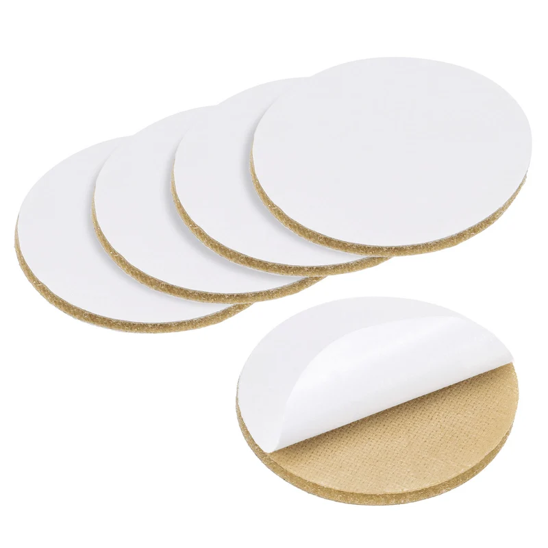 Uxcell Hook and Loop Gripper - Round Powerful Tape for Tablecloth Bed Sheet Rugs