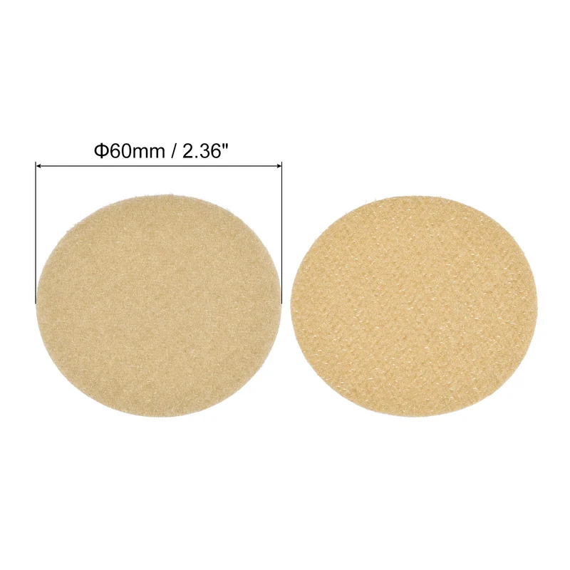 Uxcell Hook and Loop Gripper - Round Powerful Tape for Tablecloth Bed Sheet Rugs