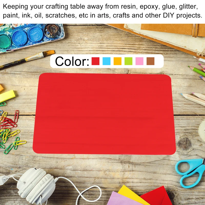 Silicone Mat, Non-Slip Resin Casting Crafts Pad Sheets Protector