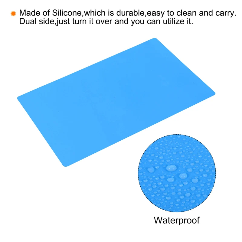 Silicone Mat, Non-Slip Resin Casting Crafts Pad Sheets Protector