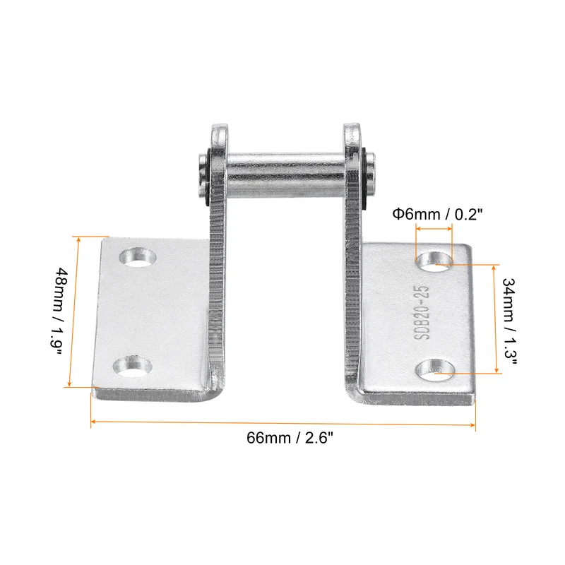 Air Cylinder Rod Clevis, Mounting Bracket Rear Pivot Mount Pneumatic Parts