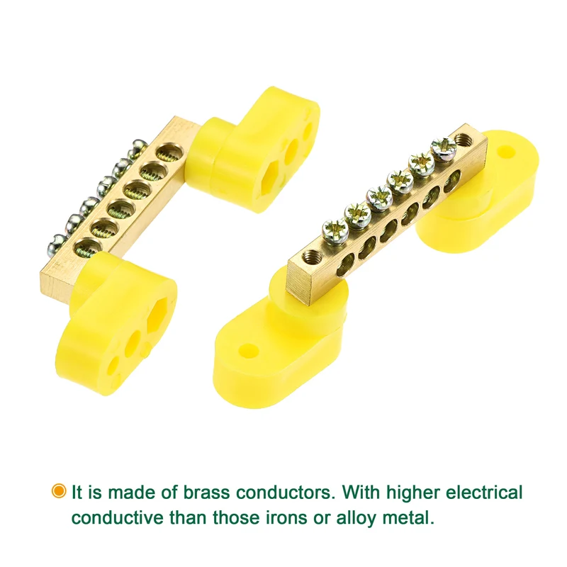 Terminal Ground Bar Screw Block Barrier Terminal Block for Electric Distribution