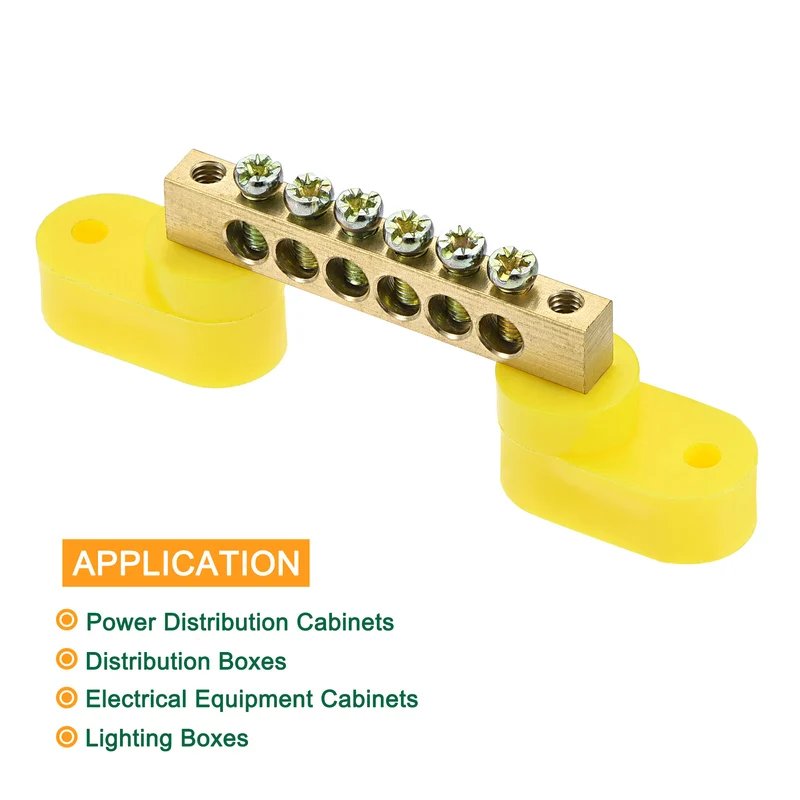 Terminal Ground Bar Screw Block Barrier Terminal Block for Electric Distribution