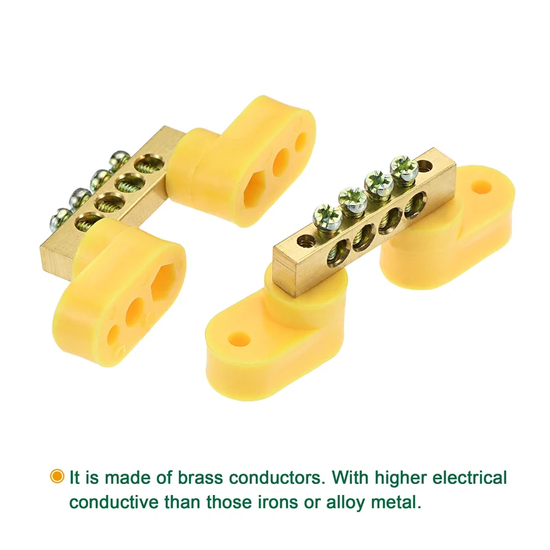 Terminal Ground Bar Screw Block Barrier Terminal Block for Electric Distribution