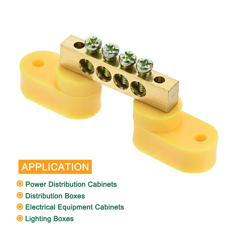 Terminal Ground Bar Screw Block Barrier Terminal Block for Electric Distribution