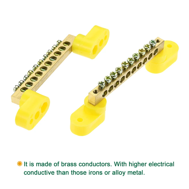 Terminal Ground Bar Screw Block Barrier Terminal Block for Electric Distribution