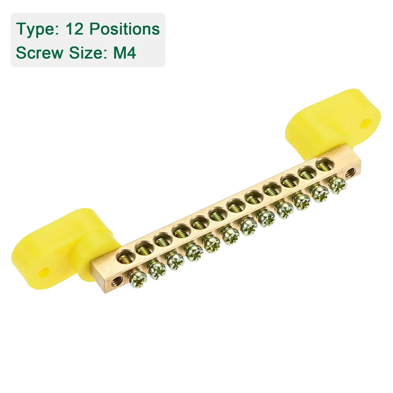 Terminal Ground Bar Screw Block Barrier Terminal Block for Electric Distribution