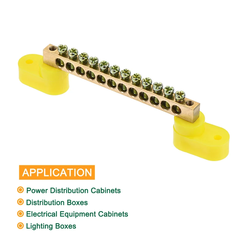 Terminal Ground Bar Screw Block Barrier Terminal Block for Electric Distribution