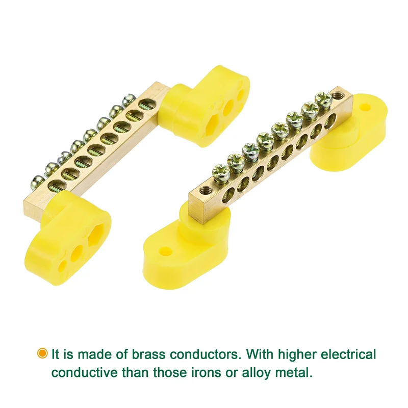 Terminal Ground Bar Screw Block Barrier Terminal Block for Electric Distribution