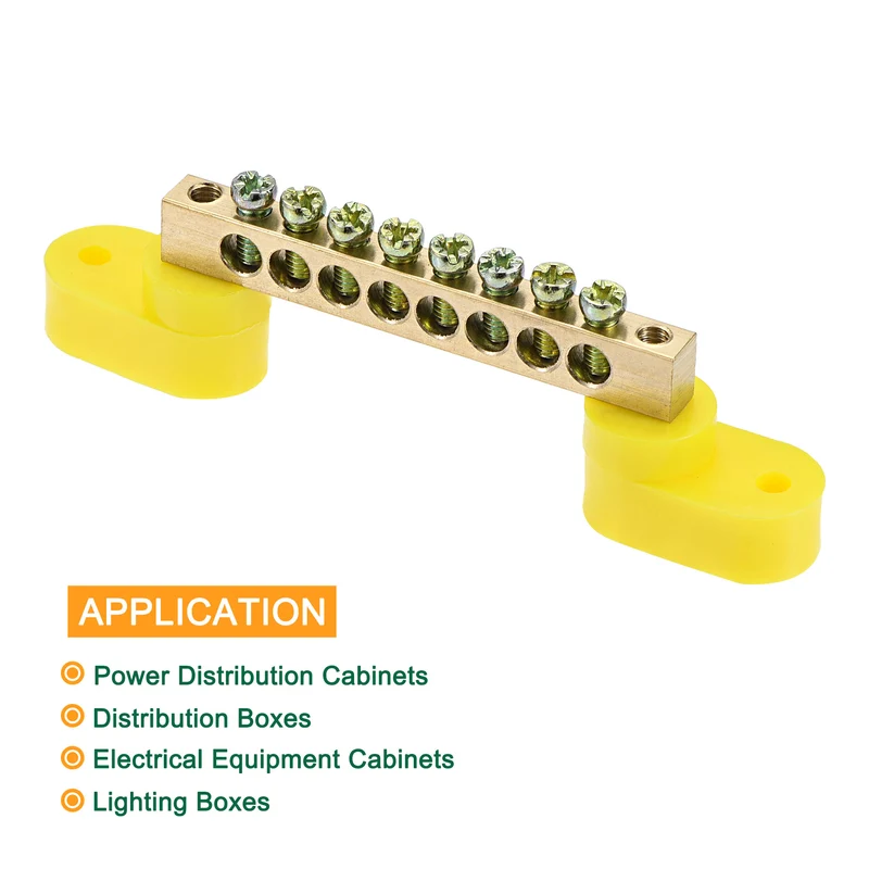 Terminal Ground Bar Screw Block Barrier Terminal Block for Electric Distribution