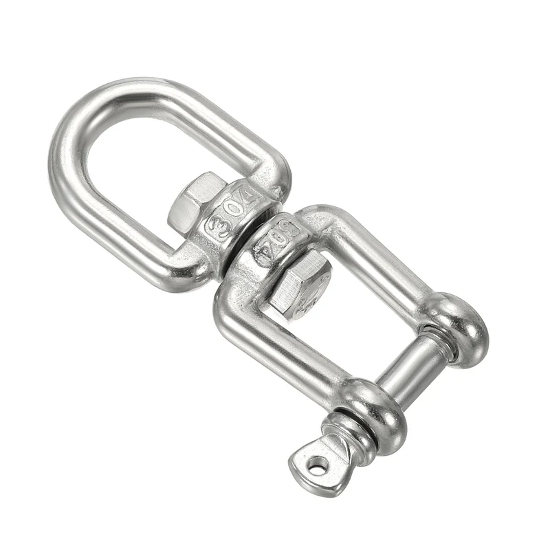 Double Ended Swivel Hook M6 Working Load 300kg/661lbs, for Hanging