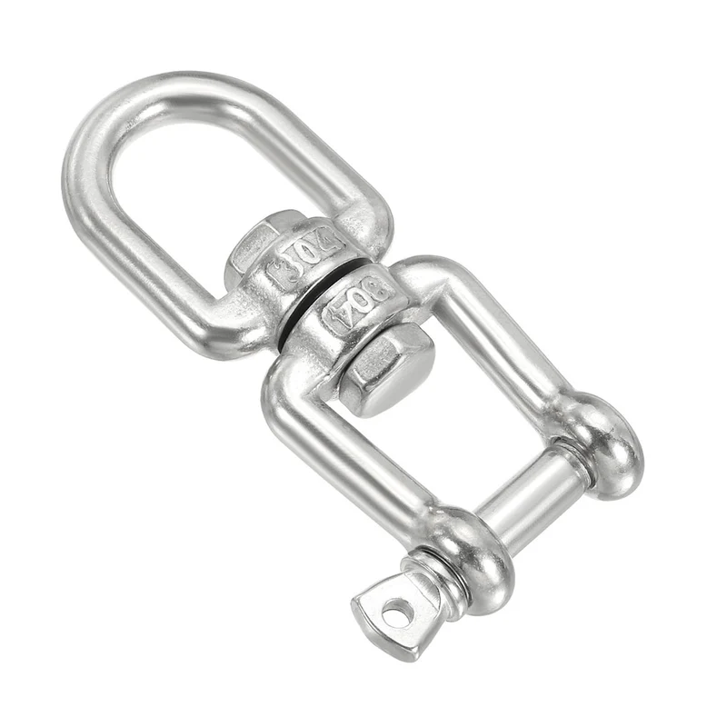 Double Ended Swivel Hook M8 Working Load 475kg/1047lbs, for Hanging