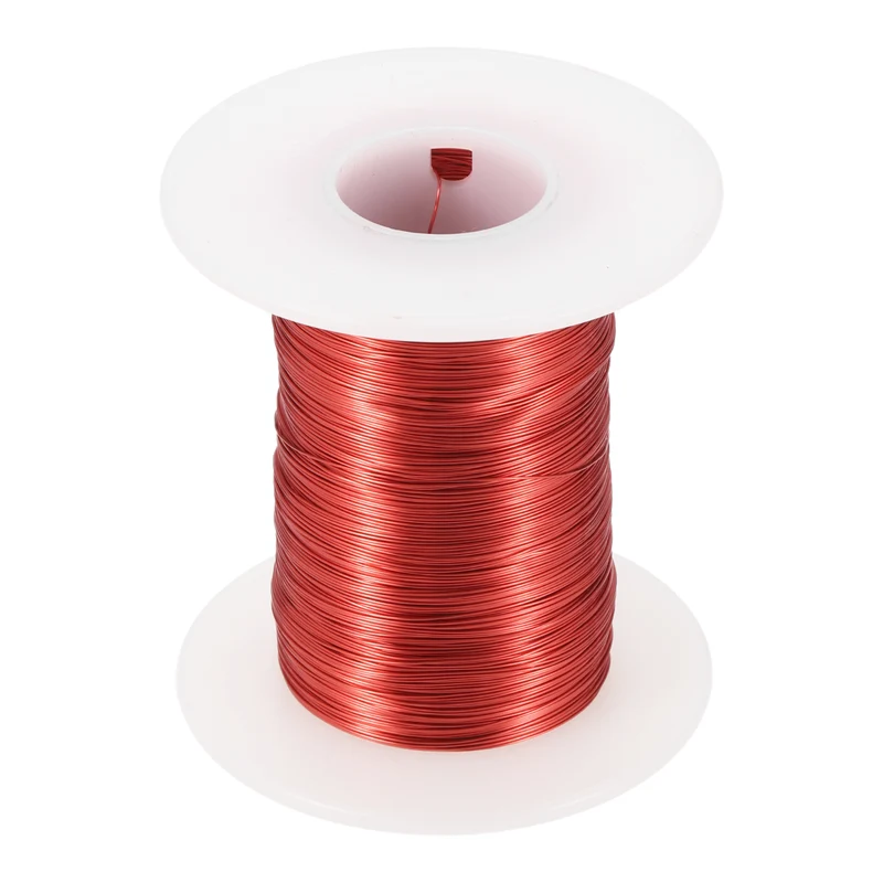 36 AWG Magnet Wire, 36 Gauge 4 oz Enameled Copper Wire, 155C(311F), Red,White