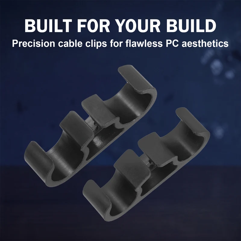 8Pcs 11/13mm CPU Liquid Coolers Tube Combs for Radiator, Black