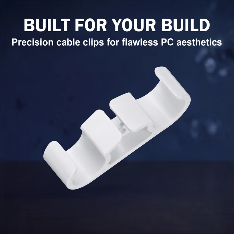 8Pcs 11mm CPU Liquid Coolers Tube Combs for Radiator, White