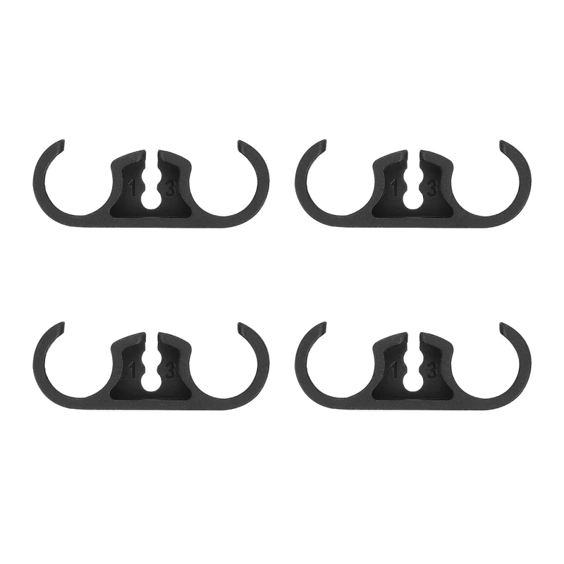 4Pcs 13mm CPU Liquid Coolers Tube Combs for Radiator, Black