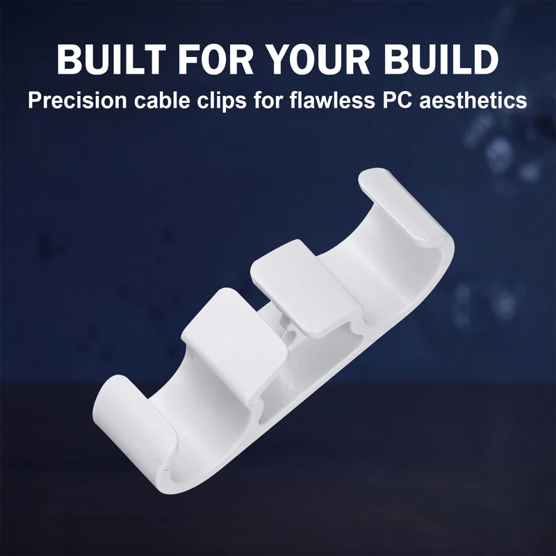 4Pcs 13mm CPU Liquid Coolers Tube Combs for Radiator, White