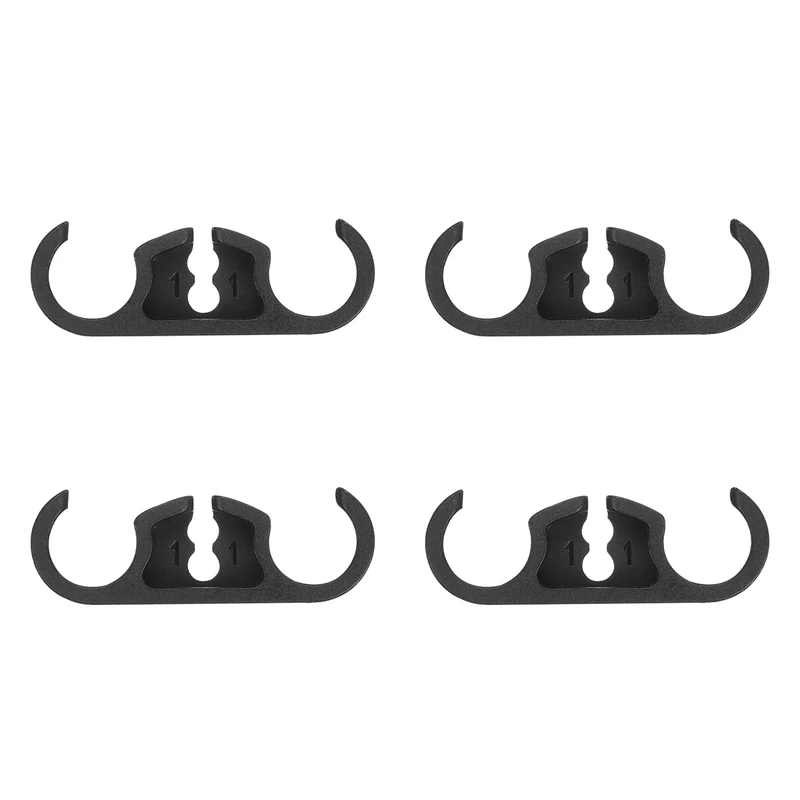 4Pcs 11mm CPU Liquid Coolers Tube Combs for Radiator, Black