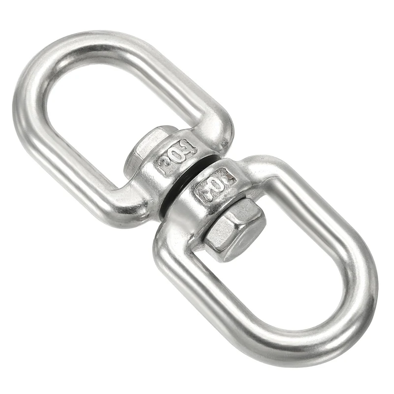 Double Ended Swivel Eye Hook M8 Working Load 475kg/1047lbs, for Hanging