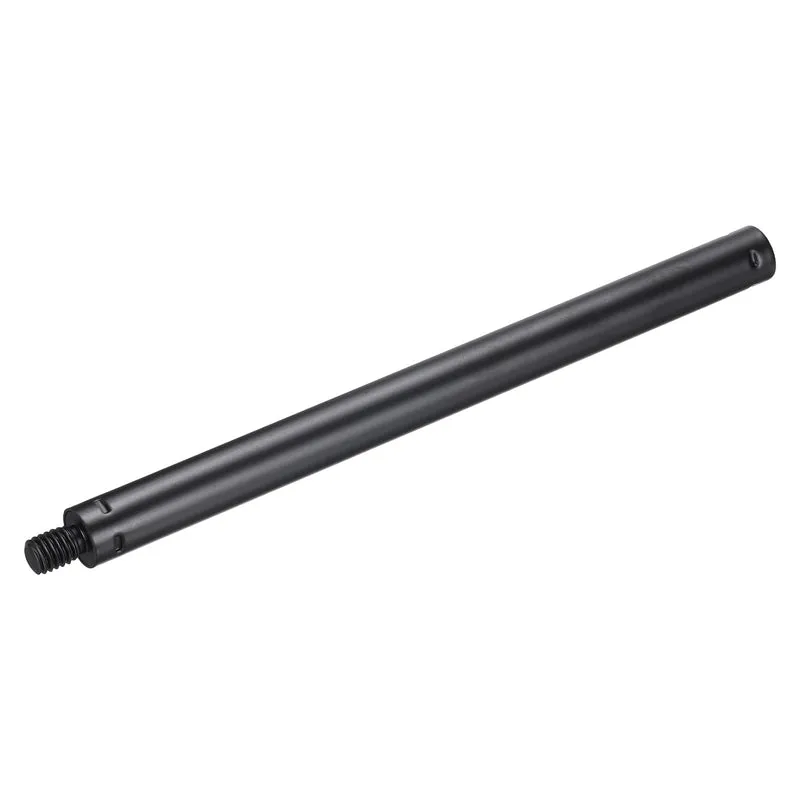 Metal Microphone Stand Extension Tube 3/8" male to 3/8" Mic Extension Pipe Black