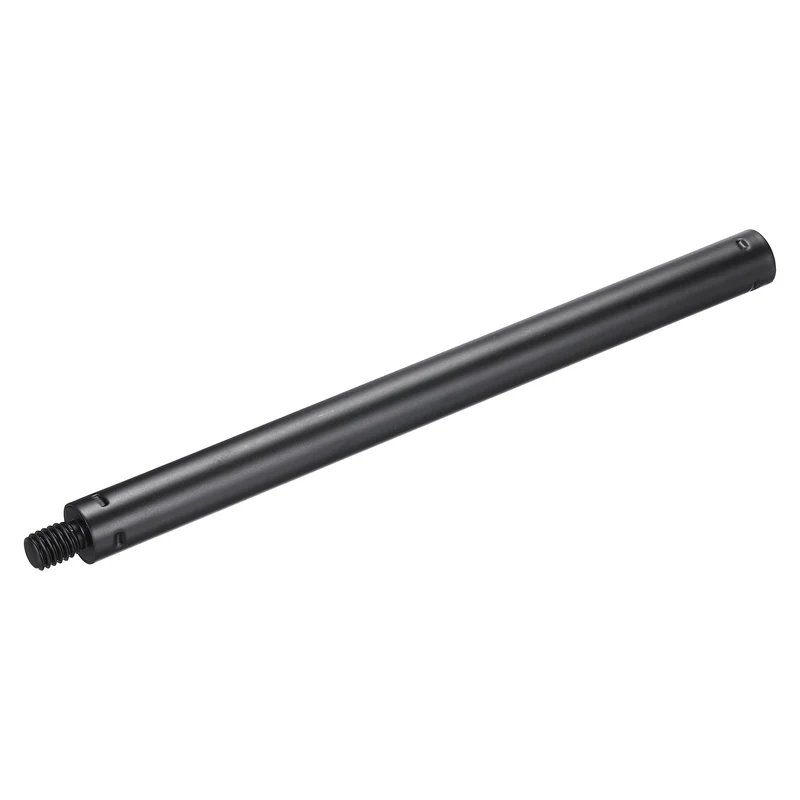 Metal Microphone Stand Extension Tube 3/8" male to 1/4" Mic Extension Pipe Black